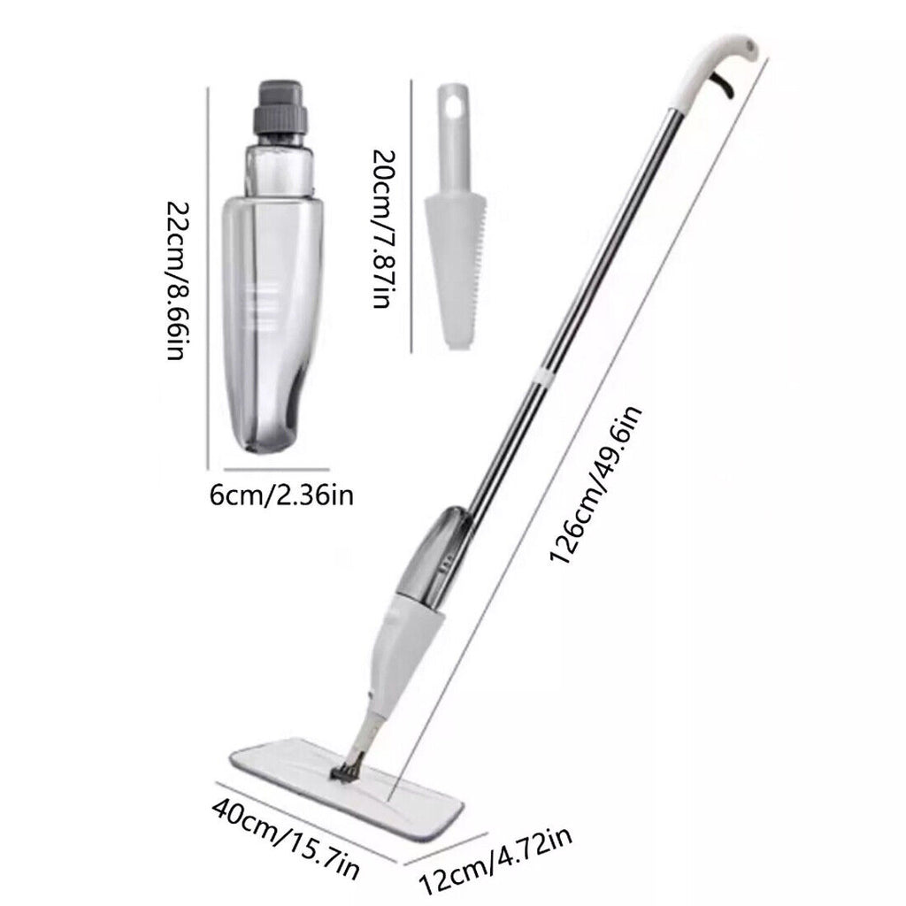 Spray Mop With Microfiber Cleaning Pads