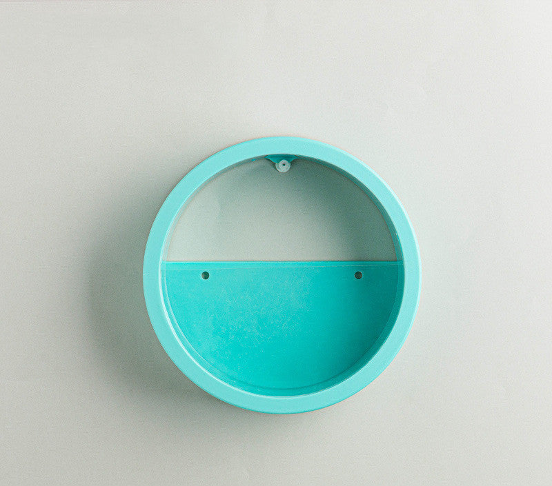 Round Iron Wall Vase Decor