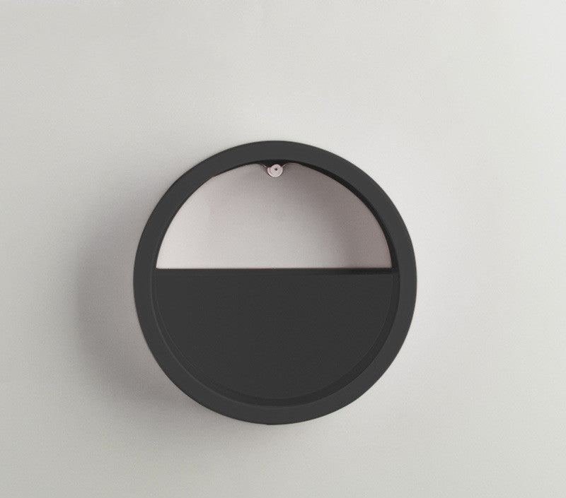 Round Iron Wall Vase Decor