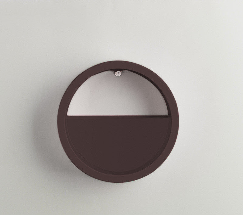 Round Iron Wall Vase Decor