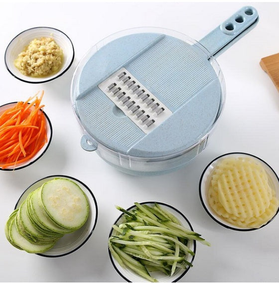 Multi-Function Vegetable Cutter with Strainer