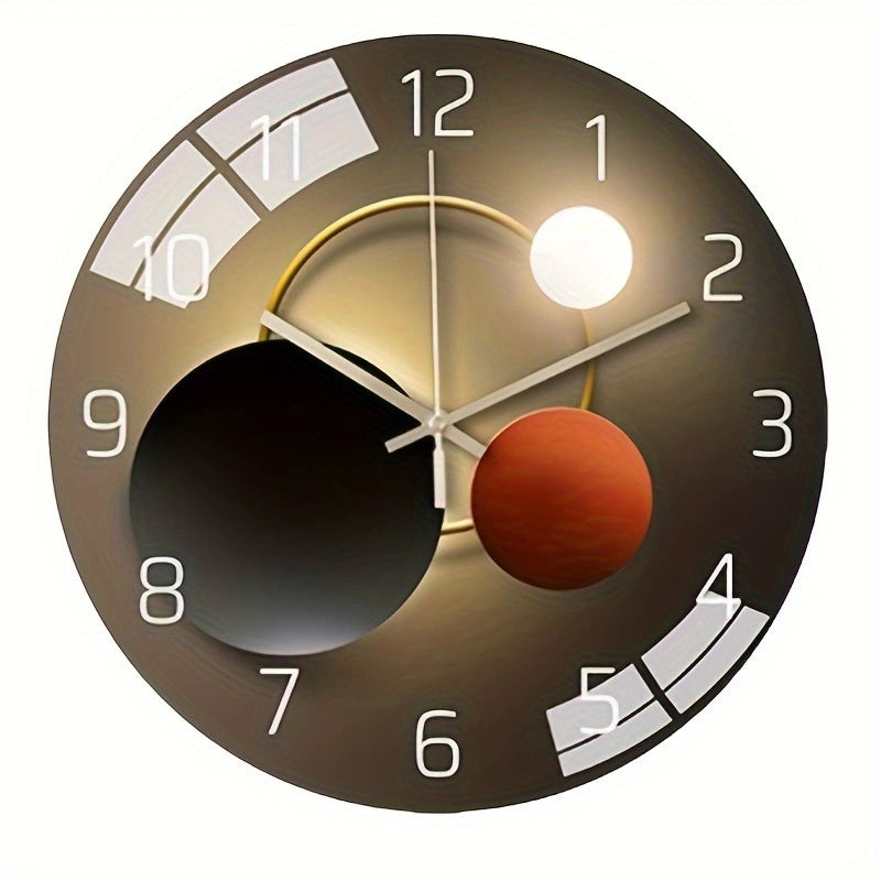 Tempered Glass Silent Decorative Wall Clock