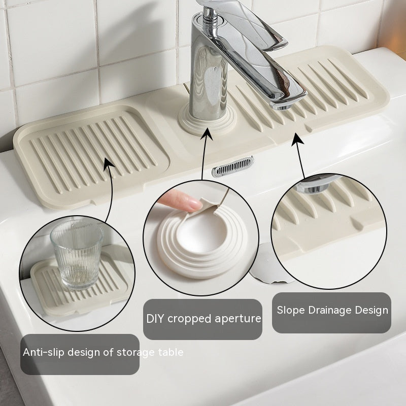Silicone Faucet Anti Splash Drain Pad