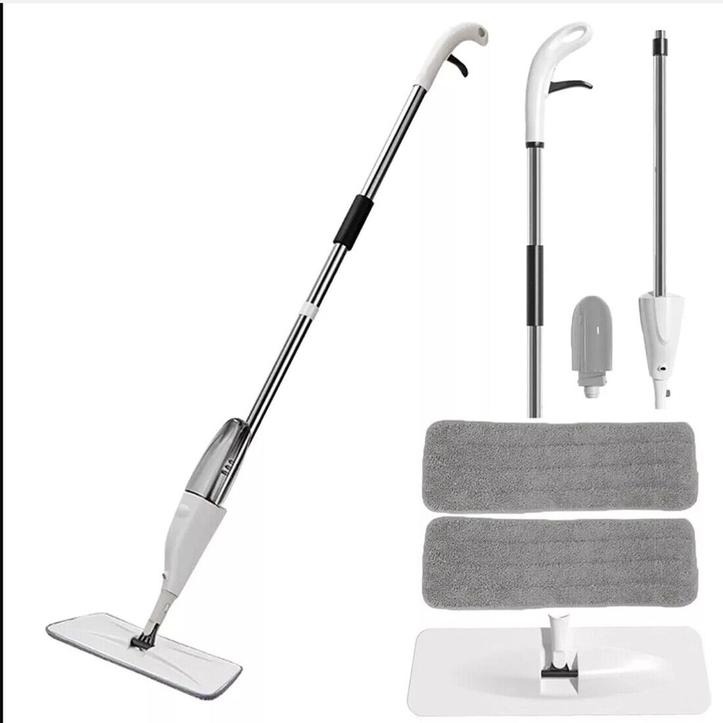 Spray Mop With Microfiber Cleaning Pads
