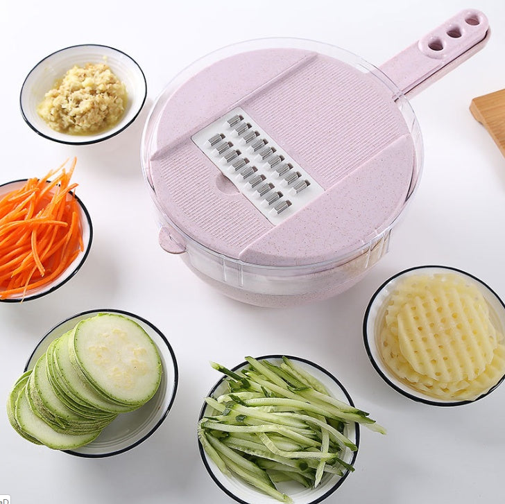 Multi-Function Vegetable Cutter with Strainer