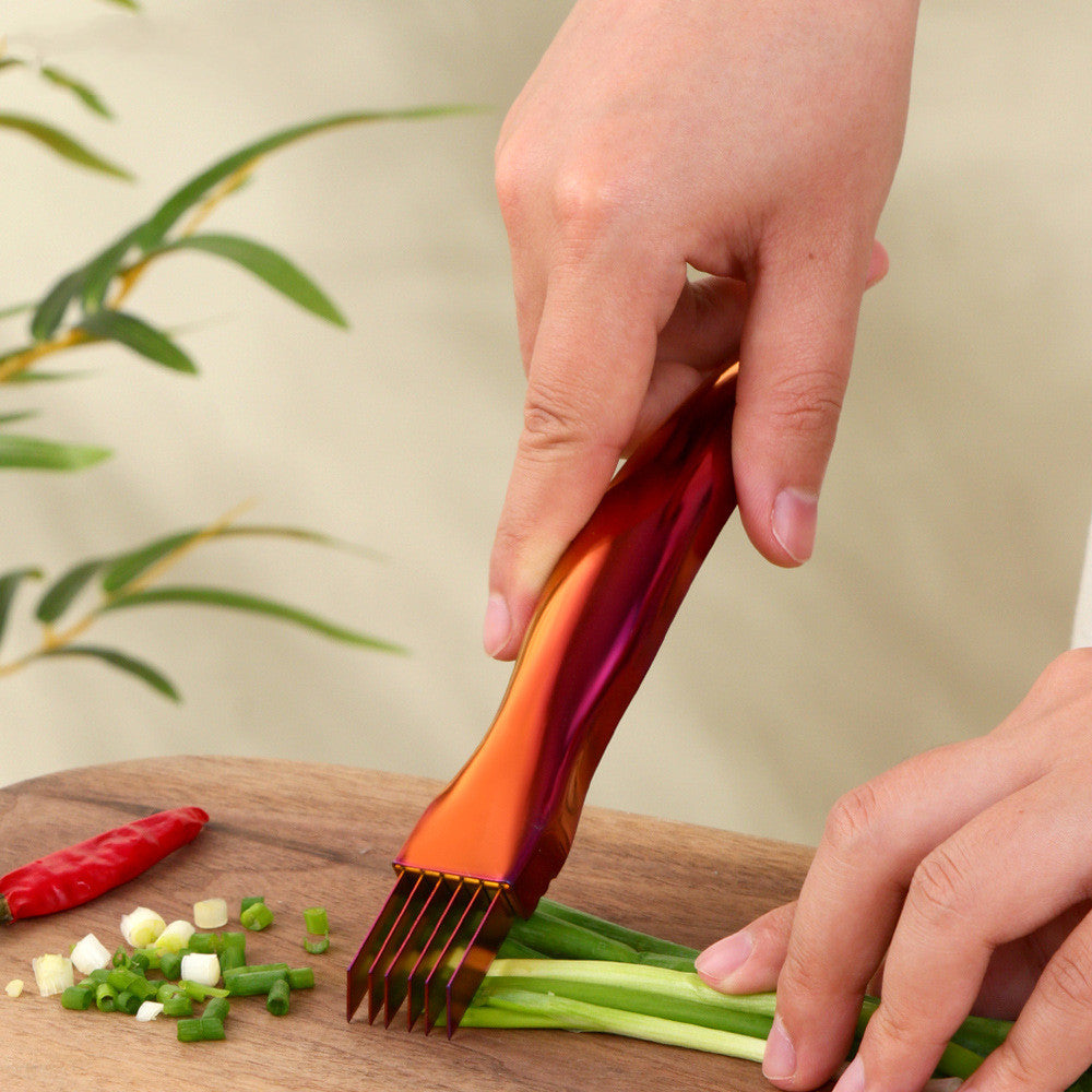 Creative Green Onion Chopper Tool