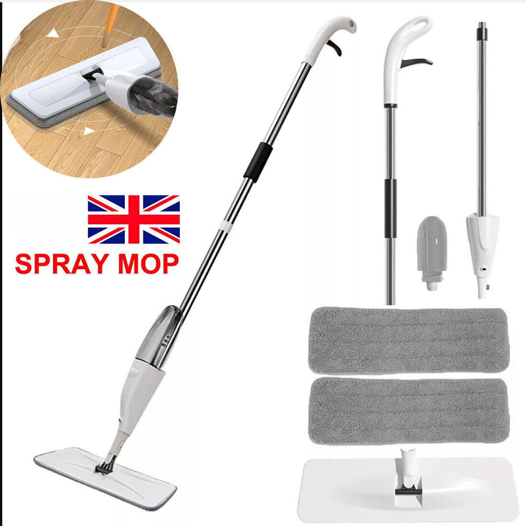Spray Mop With Microfiber Cleaning Pads
