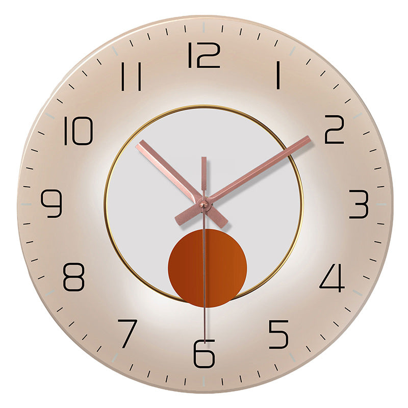 Tempered Glass Silent Decorative Wall Clock
