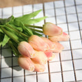 Home decor table setting fake flowers