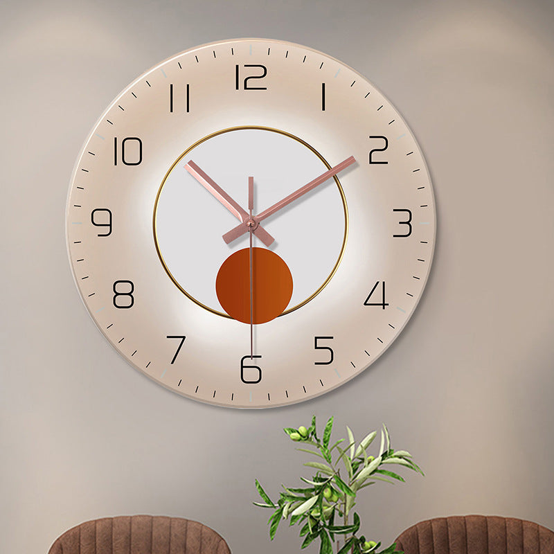 Tempered Glass Silent Decorative Wall Clock
